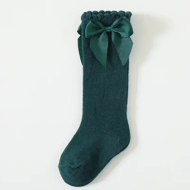 Red Bow Knee-High Baby Socks - Kindle Kids ABC - view 12