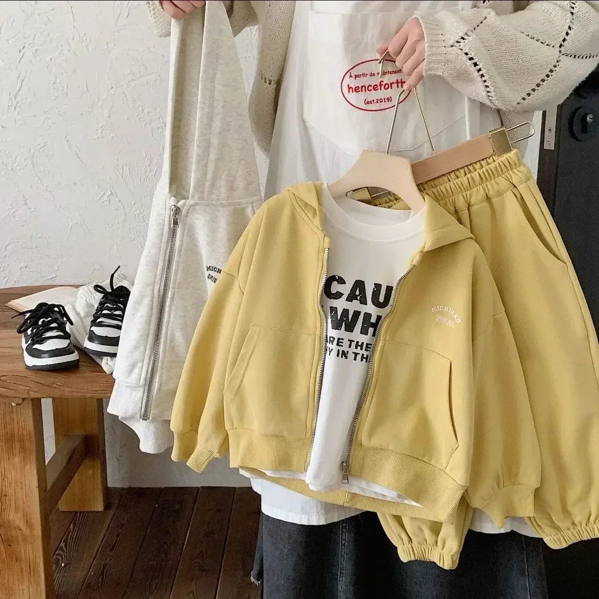Kids Hooded Cotton Casual Set 18M-10Y - photo 2