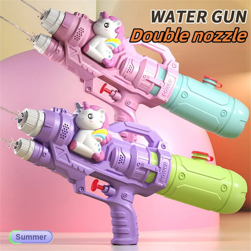 Animal twin sprinkler water guns, outdoor pool toy for kids