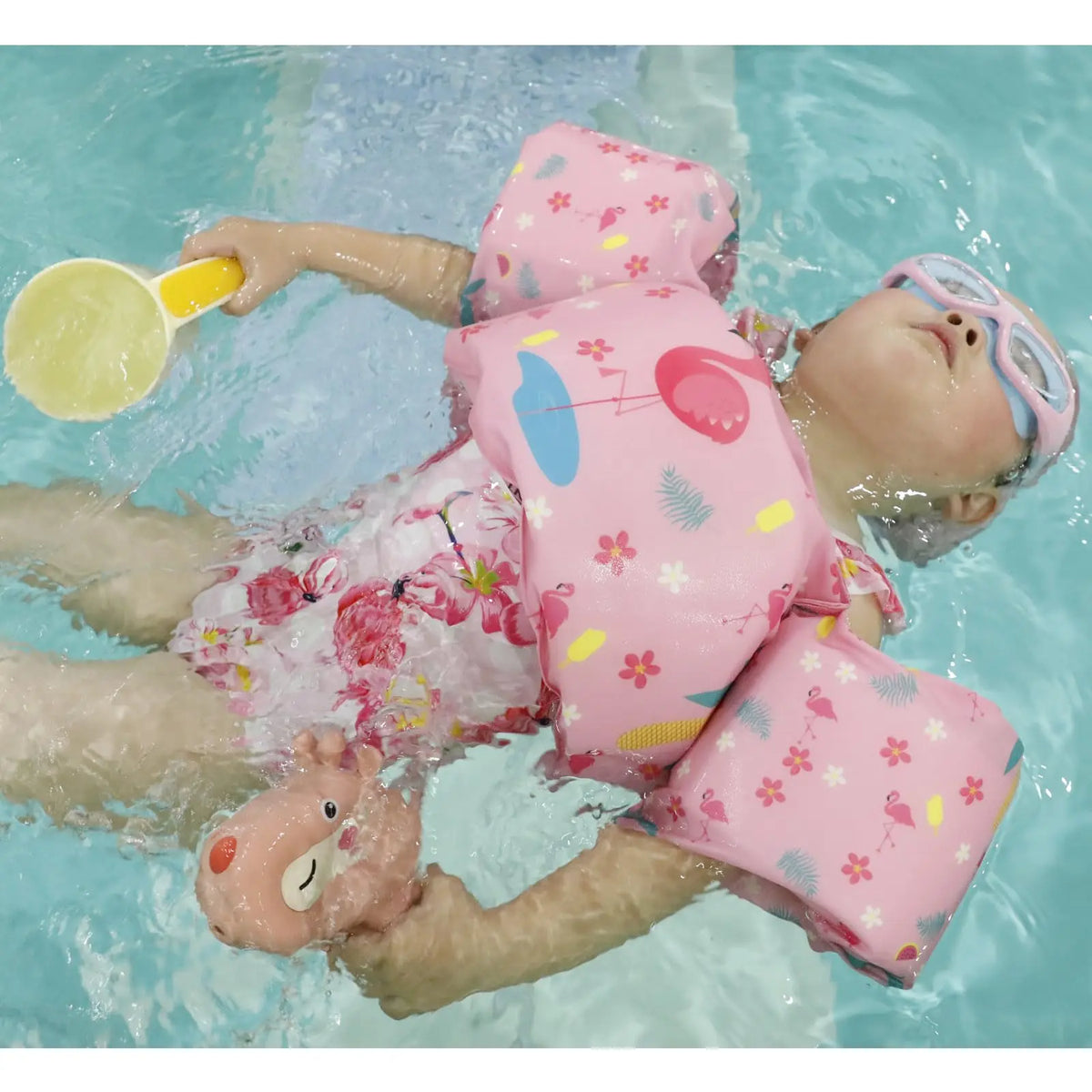 Baby swim arm floats animal foam armbands pool safety, ages 1-4Y - photo 2