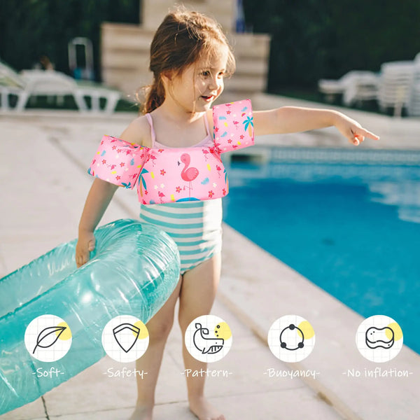 Baby swim arm floats animal foam armbands pool safety, ages 1-4Y - photo 3