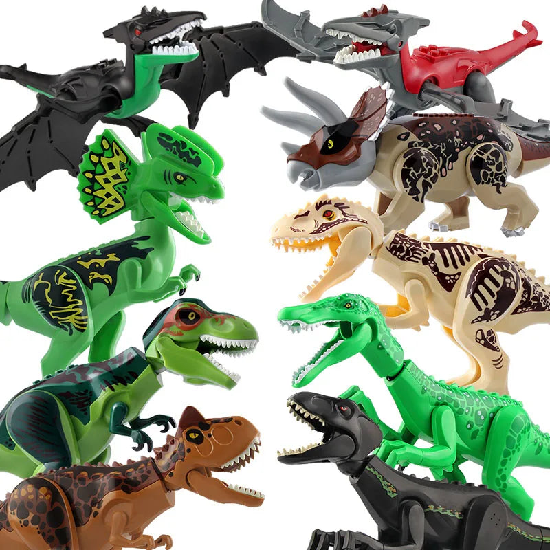 Dinosaur building blocks large brick figure set, kids 5-10Y - photo 2