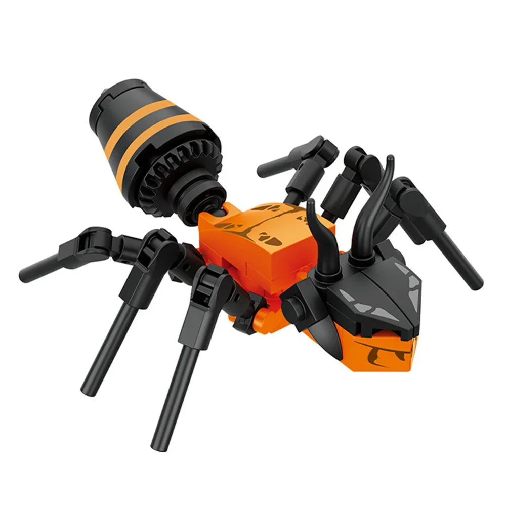 Insect building blocks bee ant butterfly brick set, kids 5-10Y - photo 3