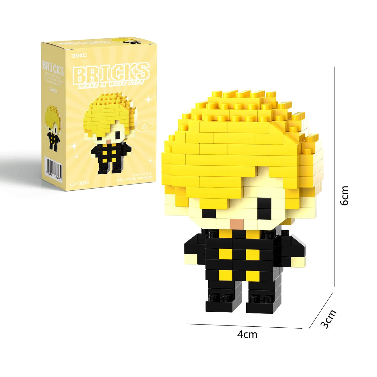 Mini brick building block pirate figure - collectible toy for kids