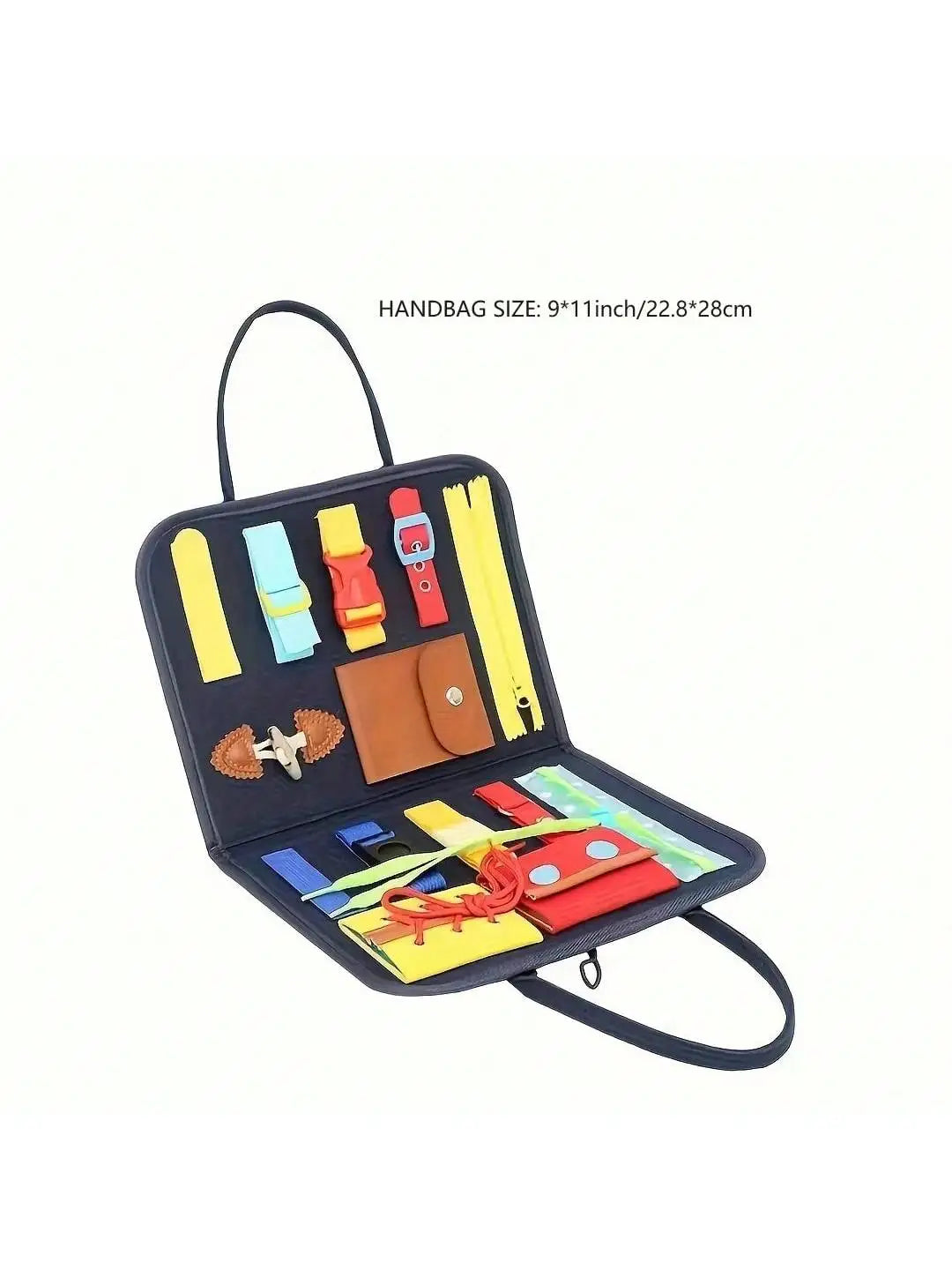 Montessori felt quiet book, travel activity toy - photo 11