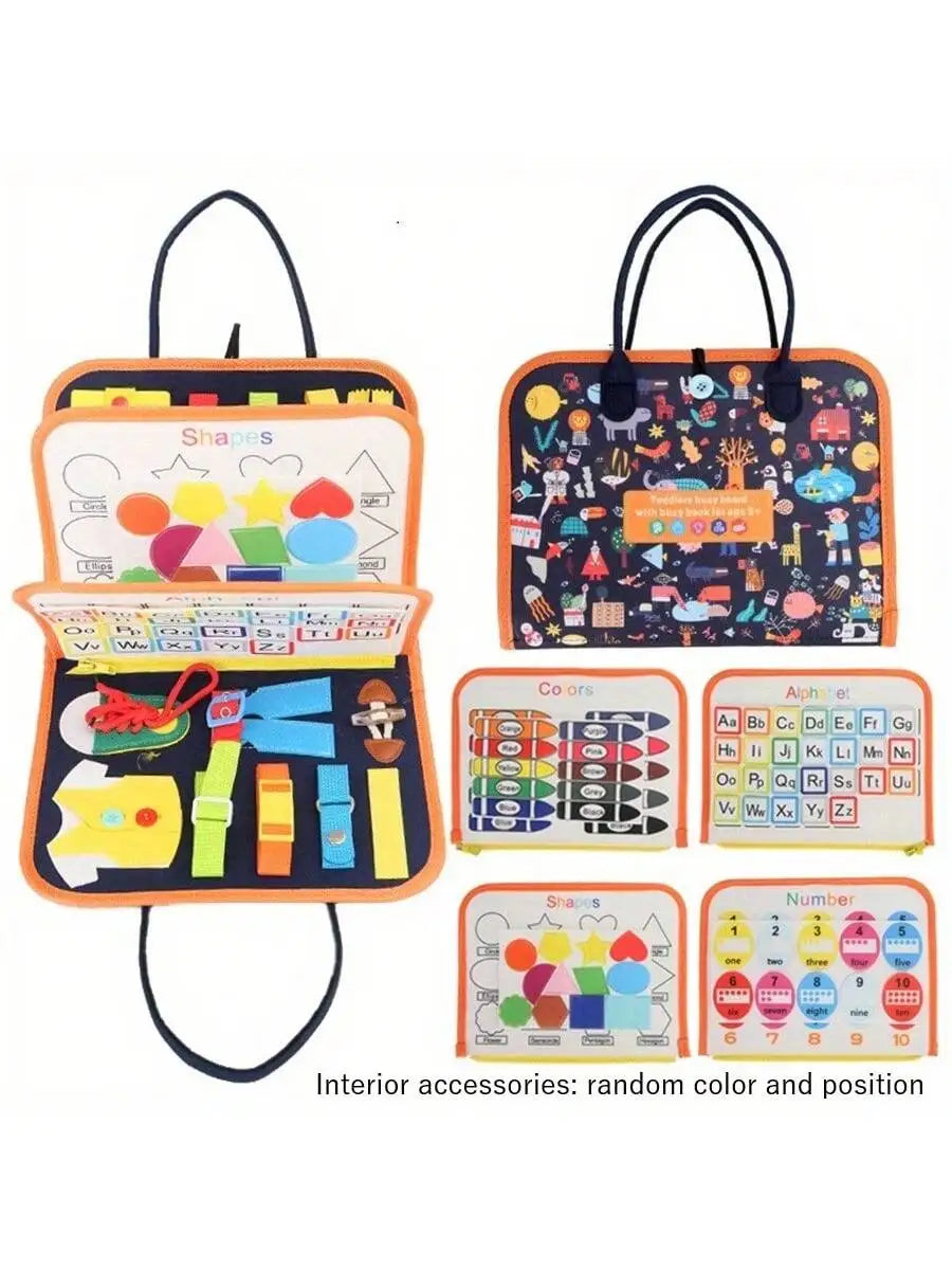 Montessori felt quiet book, travel activity toy - photo 12