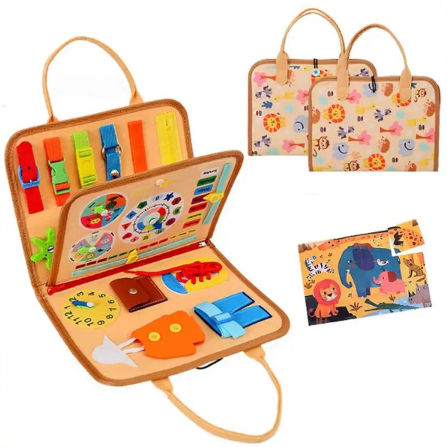 Montessori felt quiet book, travel activity toy - photo 13