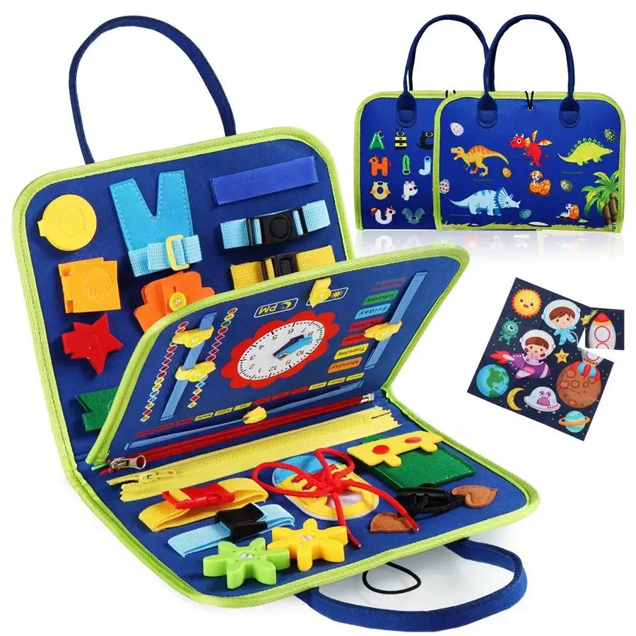 Montessori felt quiet book, travel activity toy - photo 9