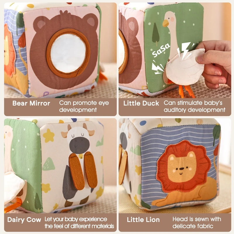 Montessori magic tissue box sensory toy for babies - photo 4
