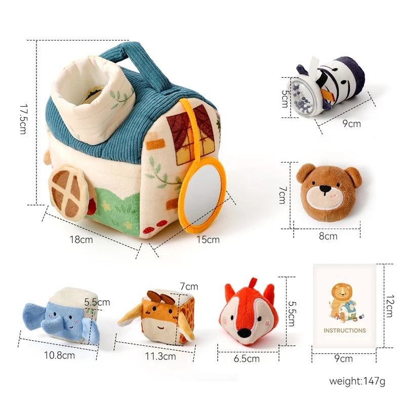 Montessori magic tissue box sensory toy for babies - photo 6