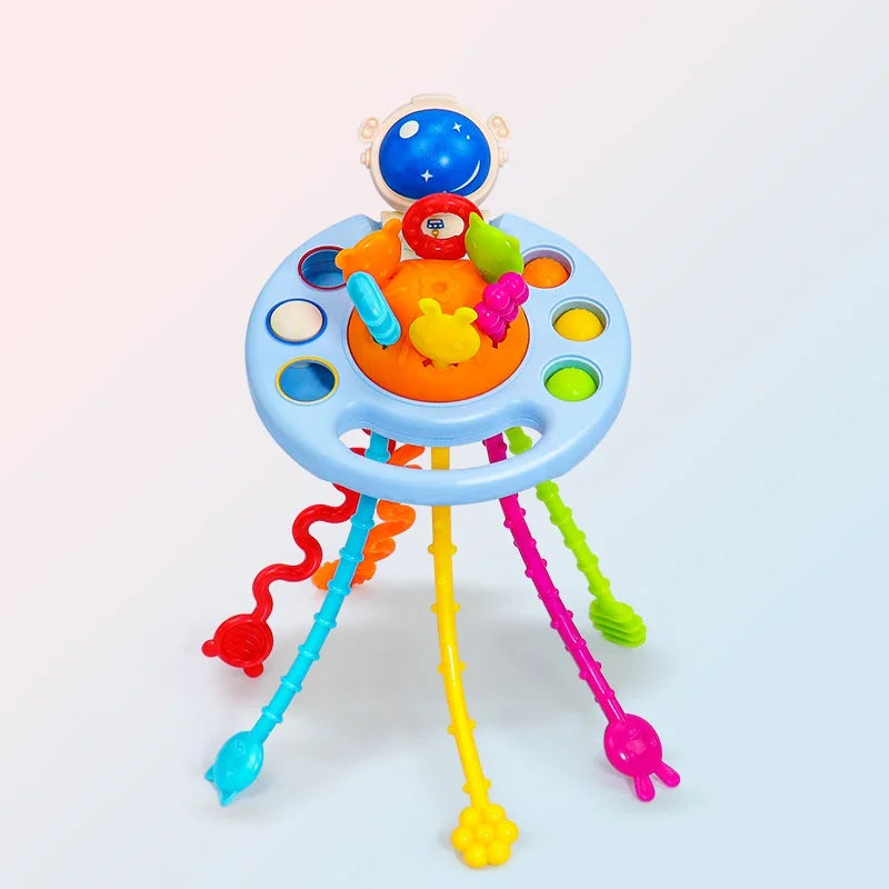 Montessori pull-string sensory teething toy for babies - photo 10