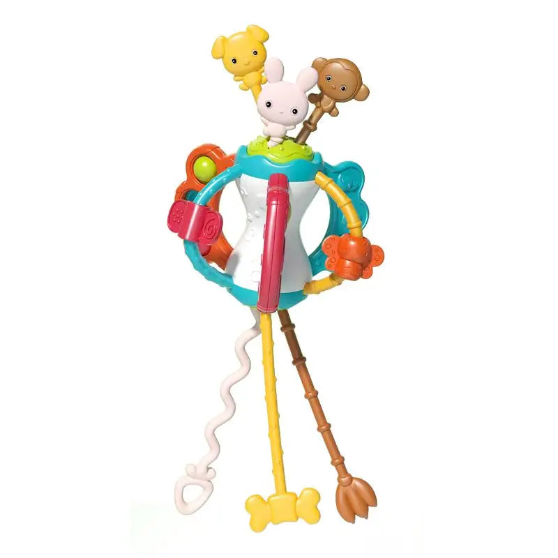 Montessori pull-string sensory teething toy for babies - photo 12