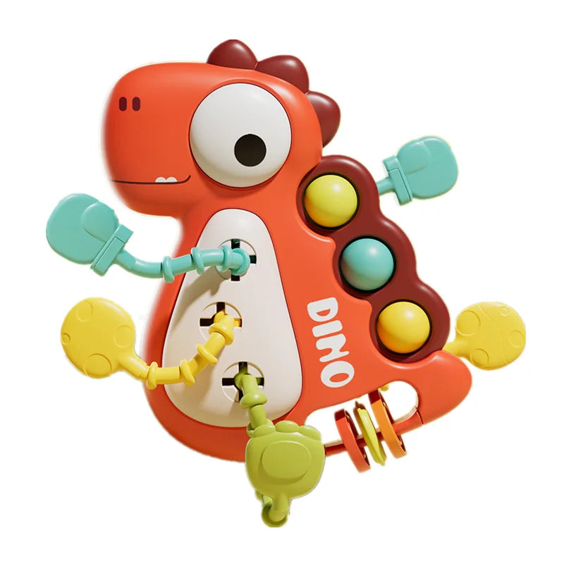 Montessori pull-string sensory teething toy for babies - photo 8