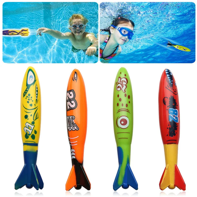 Shark rocket dive toys for pool and bath water games - photo 5