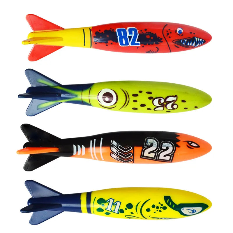 Shark rocket dive toys for pool and bath water games - photo 6