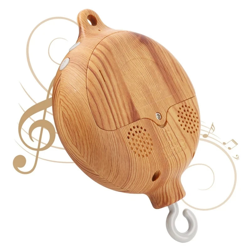 Wooden crib music box mobile – photo 10